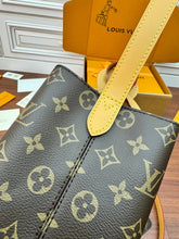 ALL IN BB BAG 18 IN BROWN MONOGRAM COATED CANVAS AND CALFSKIN